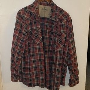 RED OURDOOR LIFE FLANNEL